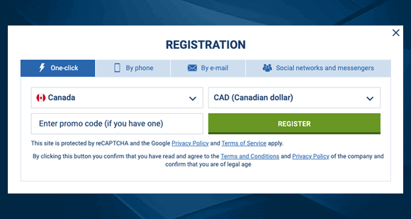 Register an account Register an account