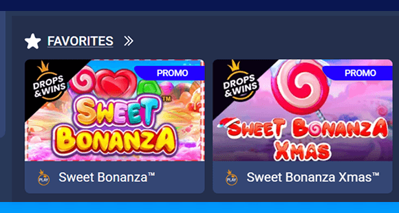 Favorites tab Favorites tab