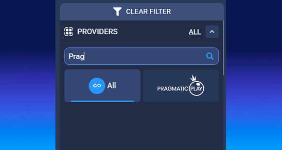 Provider filter Provider filter